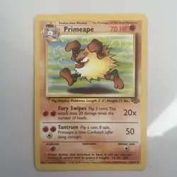 Pokemon TCG Primeape Jungle 43/64 Uncommon Near Mint - Image 1