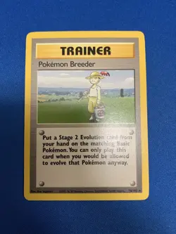 1999 Pokemon Base Set Pokemon Breeder #76/102 Rare - LP - Image 1