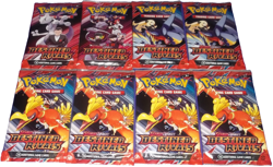 POKEMON SCARLET & VIOLET LOT (8) BOOSTER PACKS DESTINED RIVALS NISP - Image 1