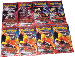 POKEMON SCARLET & VIOLET LOT (8) BOOSTER PACKS DESTINED RIVALS NISP - Image 2