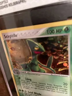 SGC Graded 3 VG 2004 Pokemon POP Series 1 #4 Sceptile ‘05 Cosmos Holographic - Image 5
