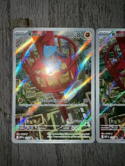 Mega Evolution MEP EN 010 Riolu Pokemon Center PC Stamp ETB Promo & Regular - Image 2