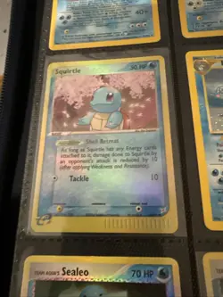 SQUIRTLE REVERSE HOLO 46/95 EX TEAM MAGMA VS TEAM AQUA POKEMON 2004 Mp - Image 1