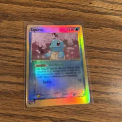 SQUIRTLE REVERSE HOLO 46/95 EX TEAM MAGMA VS TEAM AQUA POKEMON 2004 Mp - Image 2