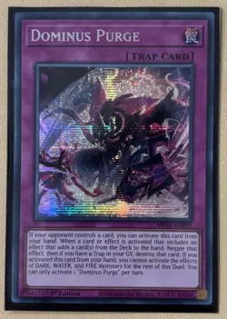 Dominus Purge MP25-EN095 Prismatic Secret Rare 1st Ed - Image 1