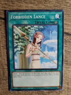 ( FORBIDDEN LANCE ) - Common - EGO1-EN029 - 1st NM - Yu-Gi-Oh Egyptian God Deck - Image 1