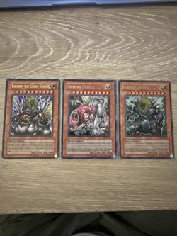 Yu-Gi-Oh! Sphinx Trio EP1-EN001, 002,003 Telia, Andro, Theinen the Great MP - Image 1