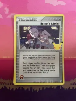 Pokemon Card Rocket's Admin Celebrations Holo 86/109 Near Mint - Image 1