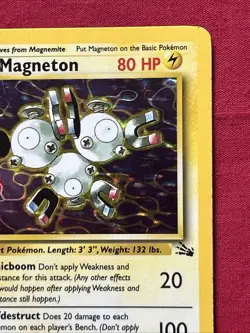 Magneton 26/62 Holo Shiny Card Excellent Condition Pokemon (T87) - Image 4