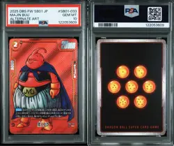 PSA 10 Majin Buu Alternate Art SB01-033 2025 Dragon Ball Fusion World Card Japan - Image 3