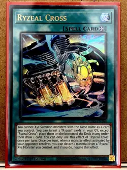 Ryzeal Cross Ultra Rare Mint Condition Yu-Gi-Oh! Card [MP25-EN264] - Image 1