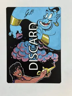 Disney Lorcana Artwork - DISCARD Card Altered by Gianluca Barone - Image 1