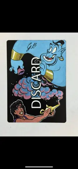 Disney Lorcana Artwork - DISCARD Card Altered by Gianluca Barone - Image 2