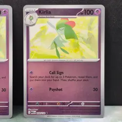 2x Kirlia 059/132 Reverse Holo Mega Evolution Pokemon TCG Near Mint Card MEG NM - Image 5