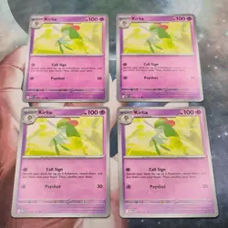 4x Kirlia 059/132 Mega Evolution Pokemon TCG Near Mint Card Playset NM MEG - Image 1