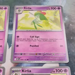 4x Kirlia 059/132 Mega Evolution Pokemon TCG Near Mint Card Playset NM MEG - Image 4