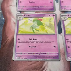 4x Kirlia 059/132 Mega Evolution Pokemon TCG Near Mint Card Playset NM MEG - Image 5