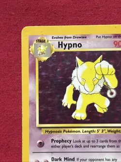 Hypno 8/62 Holo Shiny Card Excellent Condition Pokemon (T85) - Image 3