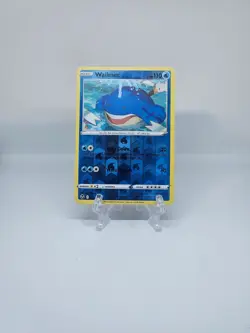 037/195 WAILMER | COMMON REVERSE HOLO | SILVER TEMPEST POKEMON CARD - Image 1