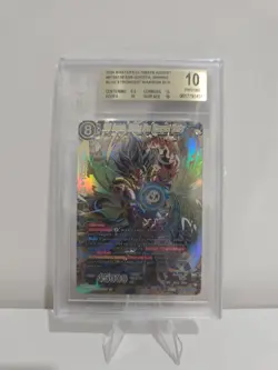 Dragon Ball Card SCR SSB Gogeta, Shining Blue Strongest Warrior DBS BGS 10 - Image 1
