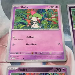 4x Ralts 058/132 Reverse Holo Mega Evolution Pokemon TCG Near Mint Card - Image 3