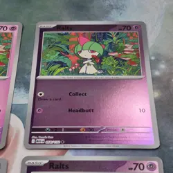 4x Ralts 058/132 Reverse Holo Mega Evolution Pokemon TCG Near Mint Card - Image 4
