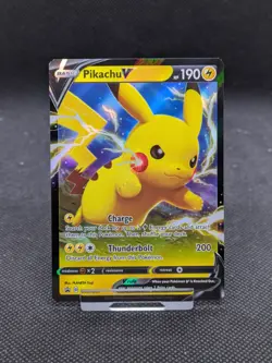 Pikachu V SWSH061 - SWSH Black Star Promo Pokemon Card NM - Image 1