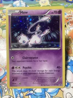 Mew XY192 X & Y Cosmos Holo Ultra Rare Black Star Promo Pokemon Card - Image 1