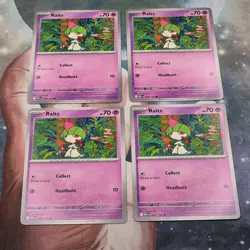 4x Ralts 058/132 Mega Evolution Pokemon TCG Near Mint Card Playset NM MEG - Image 2