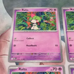 4x Ralts 058/132 Mega Evolution Pokemon TCG Near Mint Card Playset NM MEG - Image 3