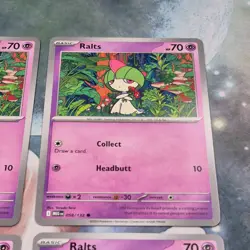 4x Ralts 058/132 Mega Evolution Pokemon TCG Near Mint Card Playset NM MEG - Image 4