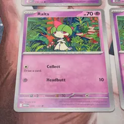 4x Ralts 058/132 Mega Evolution Pokemon TCG Near Mint Card Playset NM MEG - Image 5