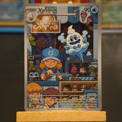 Pokemon TCG Vanillish Card 190/182 Paradox Rift Illustration Rare - Image 2