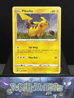 Pokemon Card Pikachu SWSH039 Black Star Promo Near Mint - Image 1