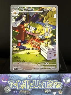 Pokemon Card Charjabug 169/162 Temporal Forces Holo Illustration Rare NM - Image 1