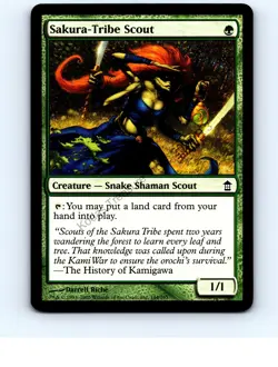 Sakura-Tribe Scout #144 Common Saviors of Kamigawa MTG NP Near Mint or Better - Image 1