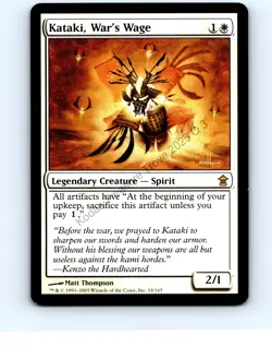Kataki, War's Wage #14 White Rare Saviors of Kamigawa MTG NP Near Mint or Better - Image 1