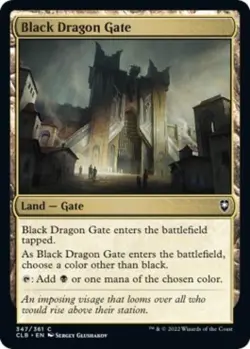Black Dragon Gate - Near Mint MTG Commander Legends: Battle for Baldur's Gate - Image 1