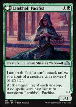 Lambholt Pacifist (Lambholt Butcher) - Medium Play MTG Shadows Over Innistrad - Image 1