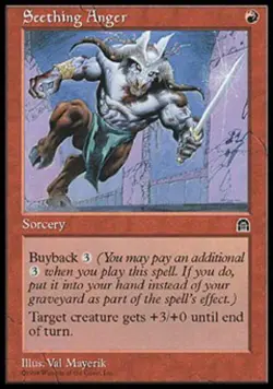 Seething Anger - Light Play MTG Stronghold - Image 1