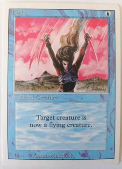 MTG MAGIC 1994 - FLIGHT - ENCHANT CREATURE - REVISED EDITION - ENG - Image 1