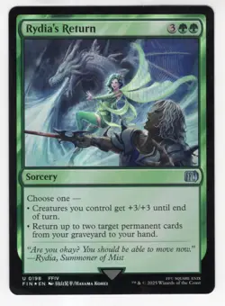 MTG Final Fantasy Foil Uncommon #0198 Rydia's Return - Image 1