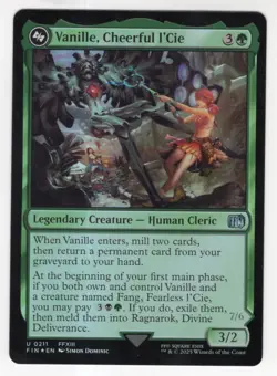 MTG Final Fantasy Foil Uncommon #0211 Vanille Cheerful I'Cie - Image 1