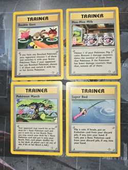 Neo Genesis 4 Card #100-103 Pokemon Trainer Lot - Image 1