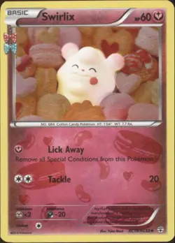 2x (GEN-RC19) Swirlix (Radiant Collection) (U) Pokemon Generations Card # RC19 - Image 1