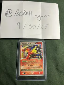 Blaziken FB LV.X 142/147 Pokemon Card TCG Supreme Victors Set Light Played - Image 3
