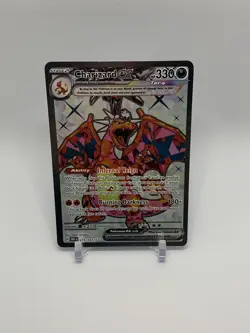 Charizard EX Ultra Rare Full Art 215/197 Obsidian Flames Pokemon Card NM/M - Image 1
