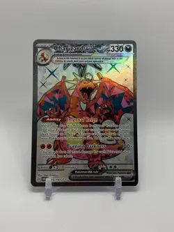 Charizard EX Ultra Rare Full Art 215/197 Obsidian Flames Pokemon Card NM/M - Image 2