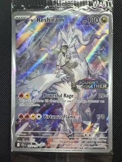 N's Reshiram - 167/159 Journey Together Promo MINT Stamped SEALED - Pokemon Card - Image 1