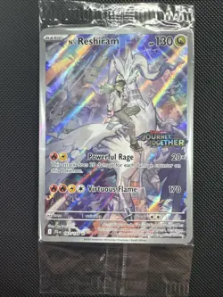 N's Reshiram - 167/159 Journey Together Promo MINT Stamped SEALED - Pokemon Card - Image 2